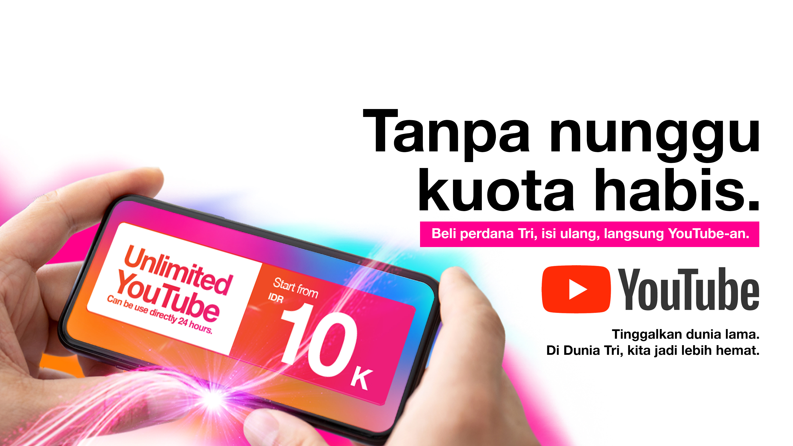 Promo Unlimited Youtube Tri Indonesia