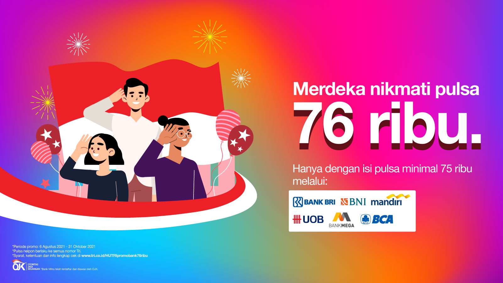 Promo Hut Ri 76ribu Tri Indonesia